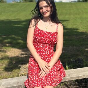 Red Summer Women's Dress